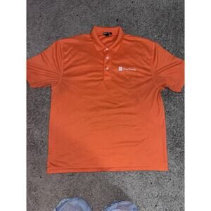 Vintage Direct Energy Sport-Tek/ Port Authority Polo Shirt Large Y2K Workwear